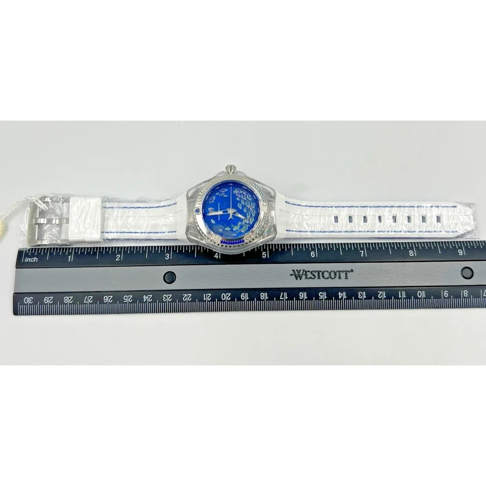 TechnoMarine Cruise Dream Unisex Watch  40mm Blue Face/White Strap - TM125007